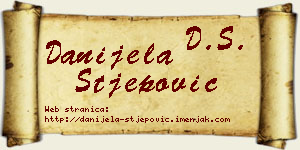 Danijela Stjepović vizit kartica